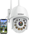 Wireless WiFi IP Camera Outdoor 360° View HD 1080P Full Color Night Vision J398506