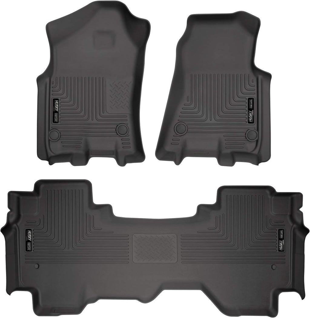 Black Front & 2nd Seat Floor Liners 3 Pcs Y349703