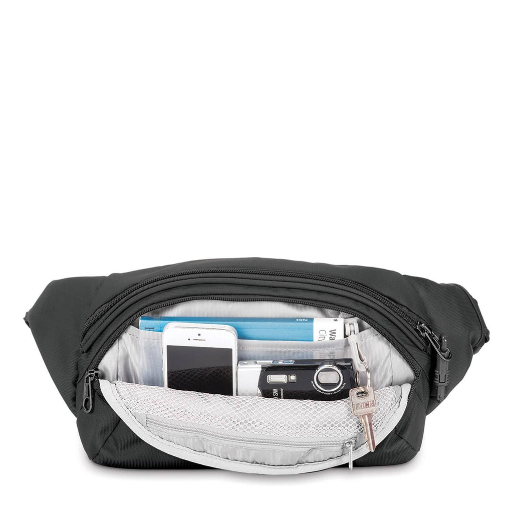 Black Anti-Theft Hip Pack Q440196