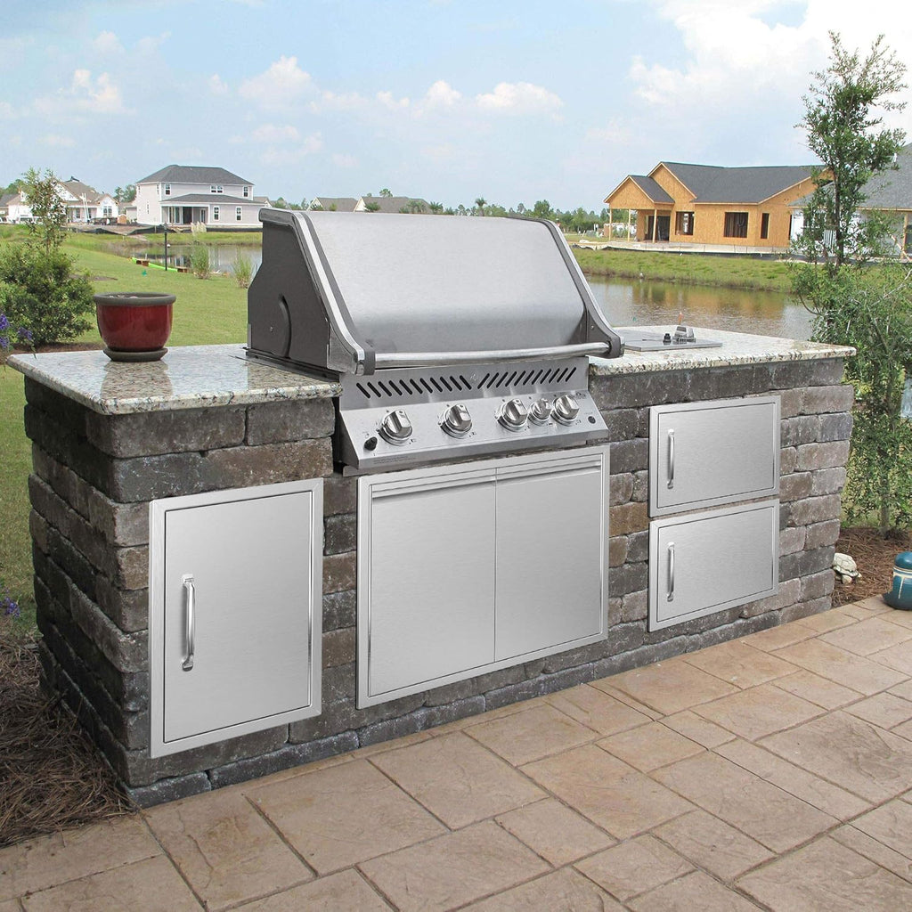 Stainless Steel BBQ Access Door 14 W x 20 H Q7857