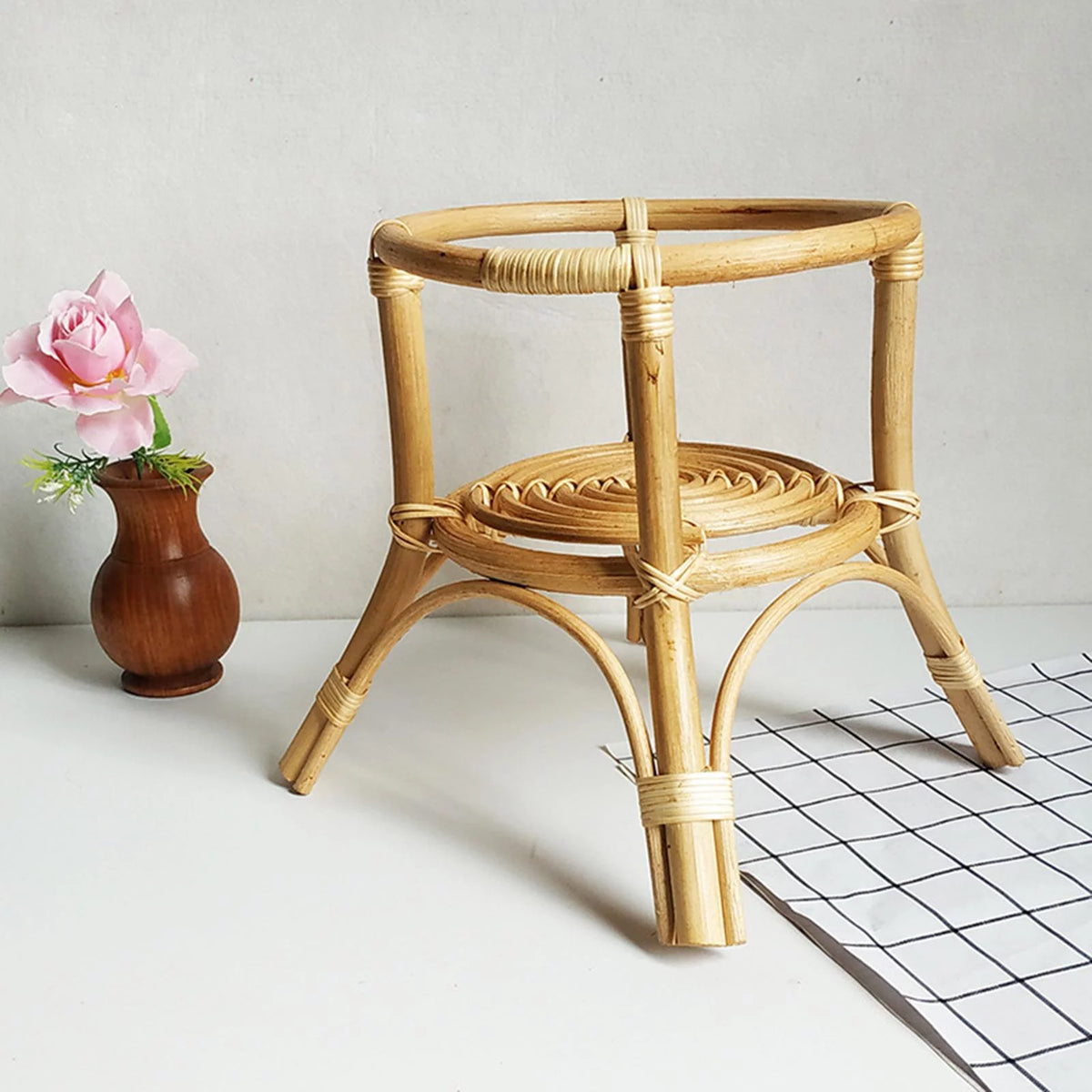Rattan Stand Rack V19443