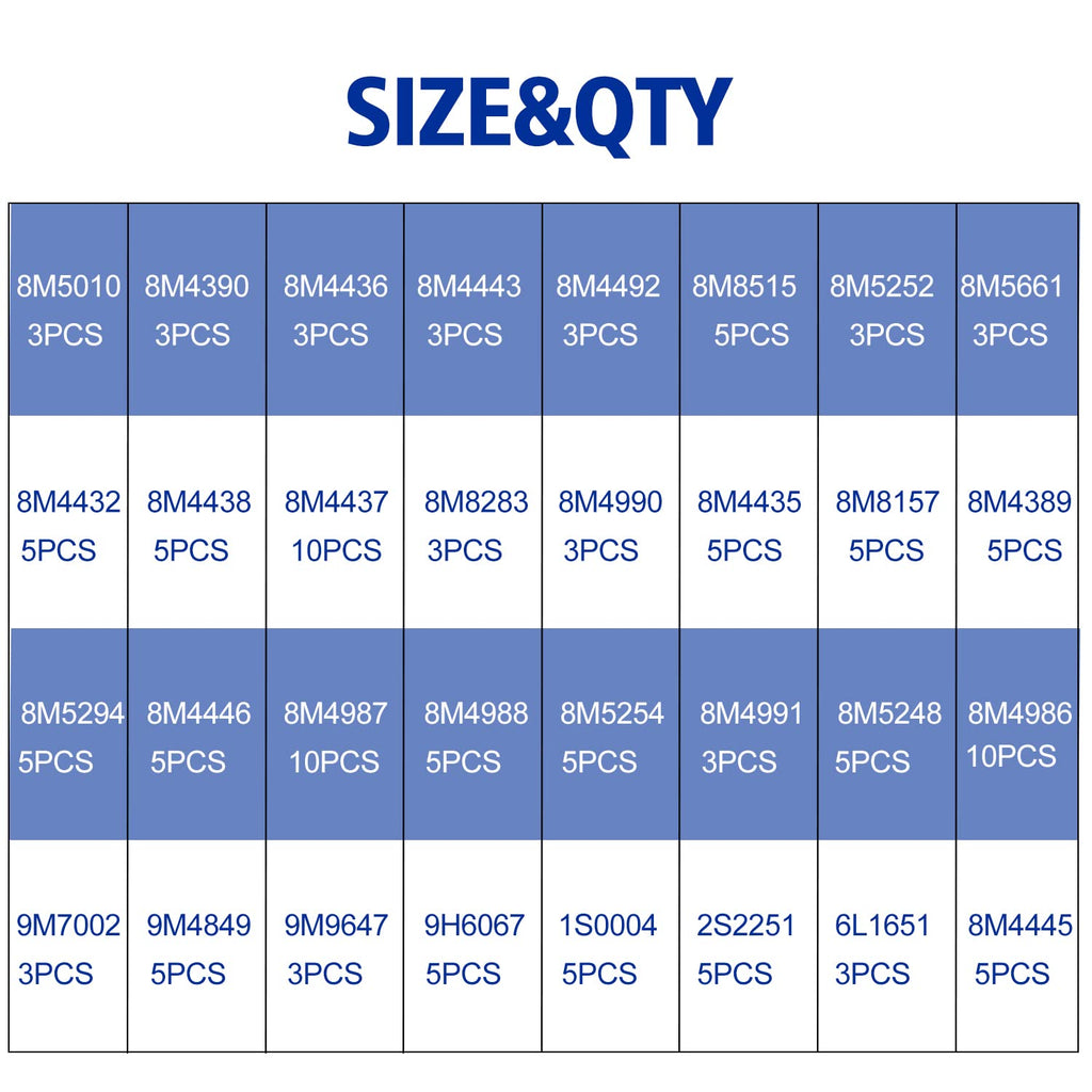 Silicone 90 O-Ring Kit S90444