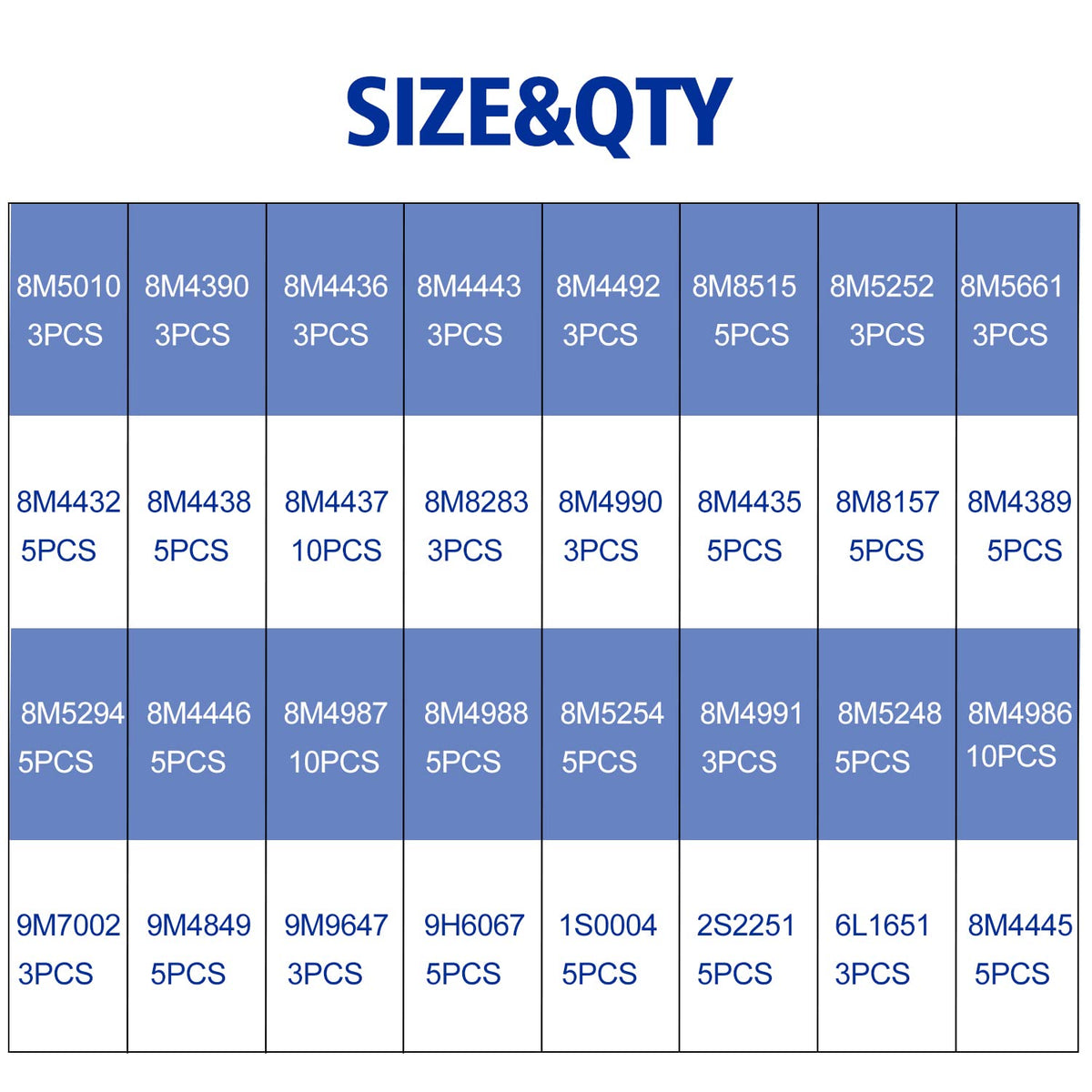 Silicone 90 O-Ring Kit S90444