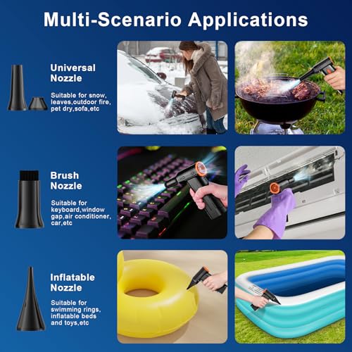 Cordless Electric Air Duster with Brushless Motor E211543