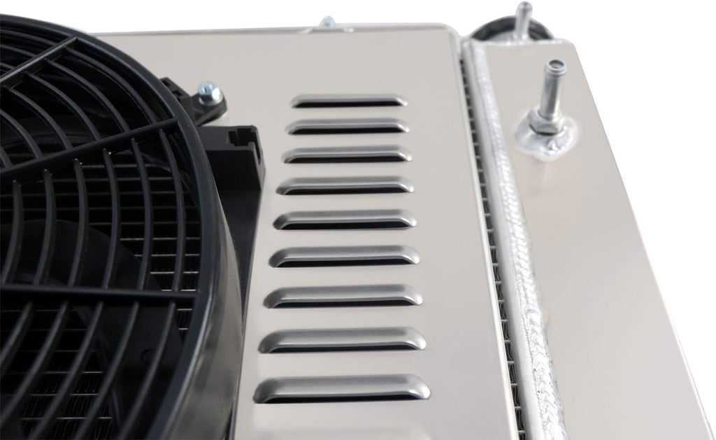 4 Row Core Radiator with Fan Shroud and Relay C3386