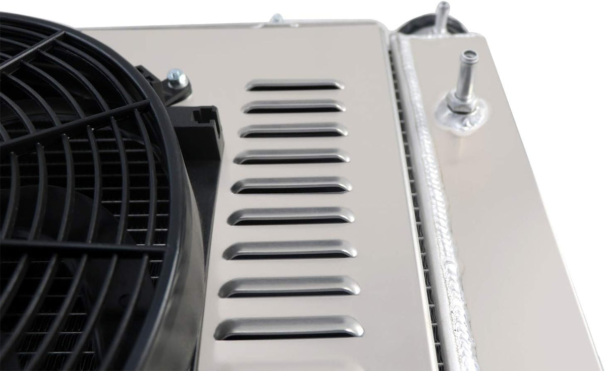 4 Row Core Radiator with Fan Shroud and Relay C3386