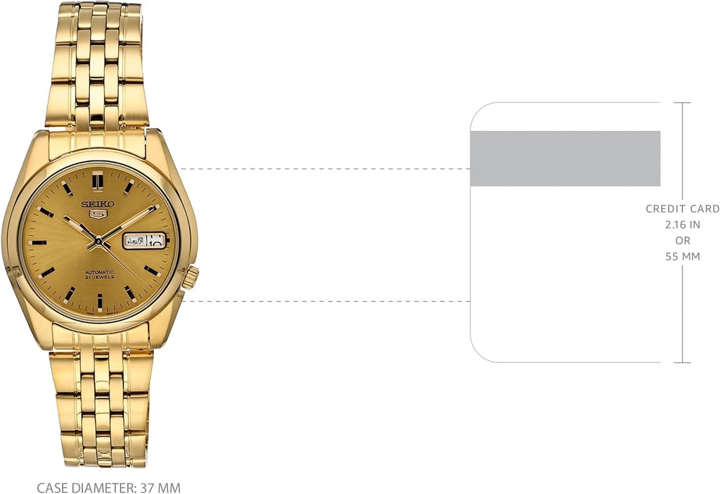 Gold Dial Gold-Tone Stainless Steel Automatic Watch J99693