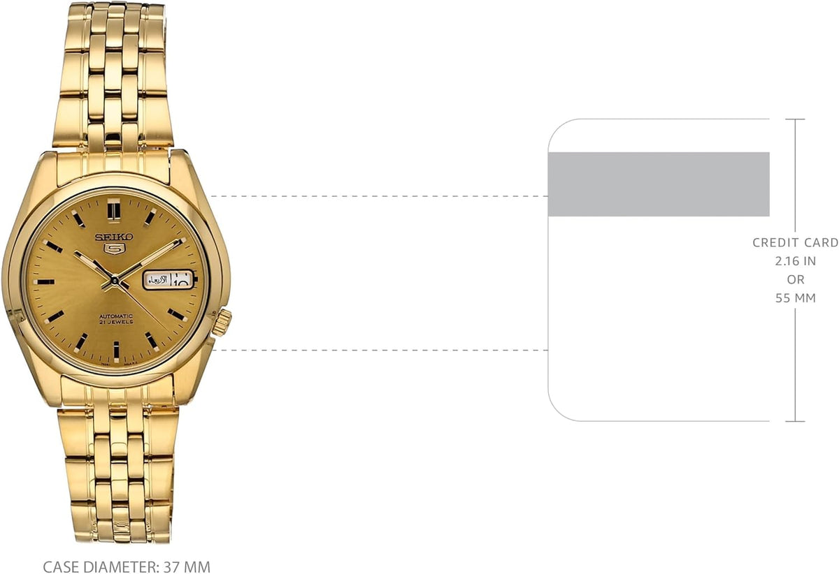 Gold Dial Gold-Tone Stainless Steel Automatic Watch J99693