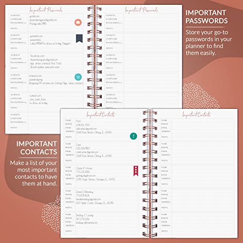 Undated Weekly Planner 6.1" x 8.1" Wild Purple Q233
