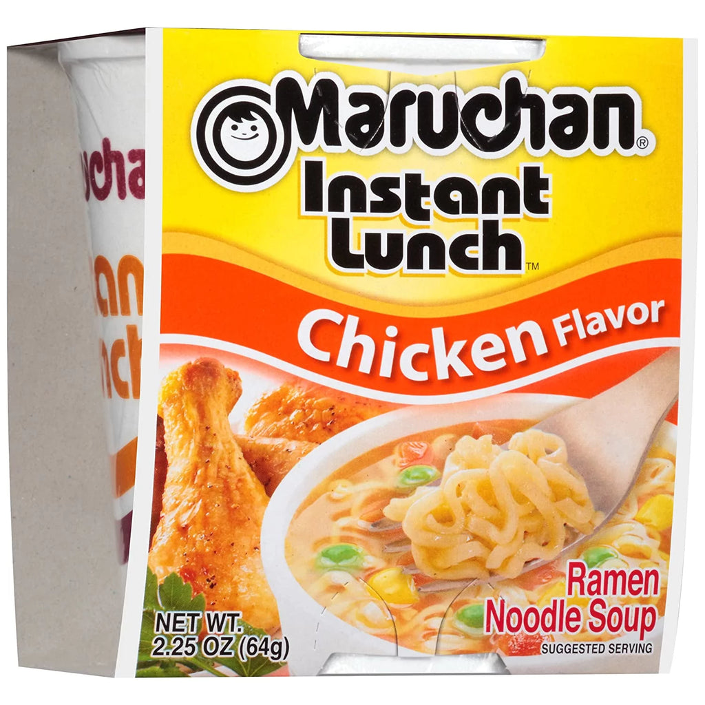 24 Count Instant Ramen Cup Noodles, 12 Beef & 12 Chicken I528709