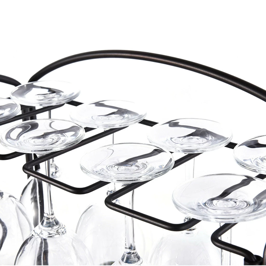 2-Tier 8 Bottles Stackable Wine Rack X265