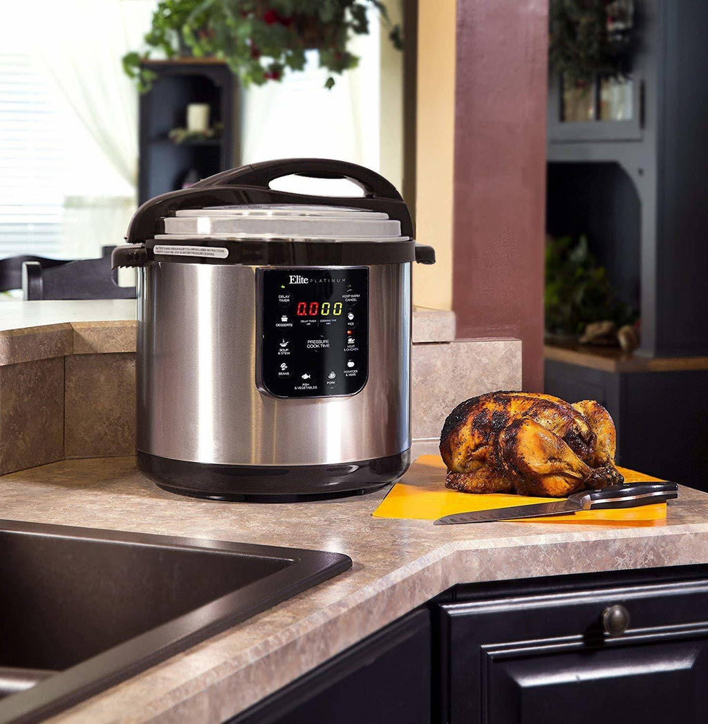 10 Quart Black Electric Pressure Cooker Z11959
