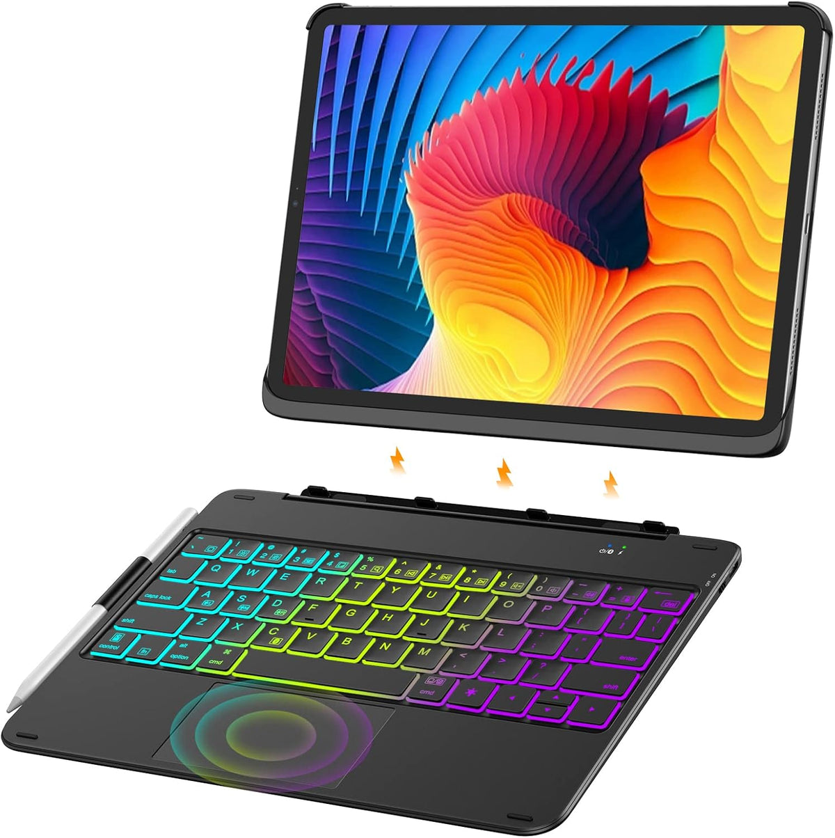 Black Bluetooth Keyboard Case for iPad Pro 11 inch and iPad Air 10.9 U68065