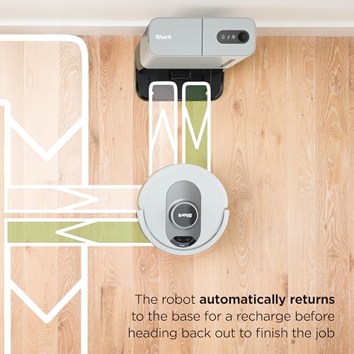 Voice Control Robot Vacuum with Home Mapping, Self-Empty Base, Cool Grey A578428