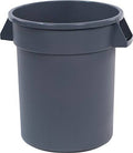 Gray 20 Gallon Round Waste Container M204