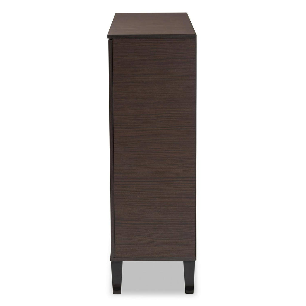 Two-Tone Dark Brown and Grey Wood Dresser Z598078