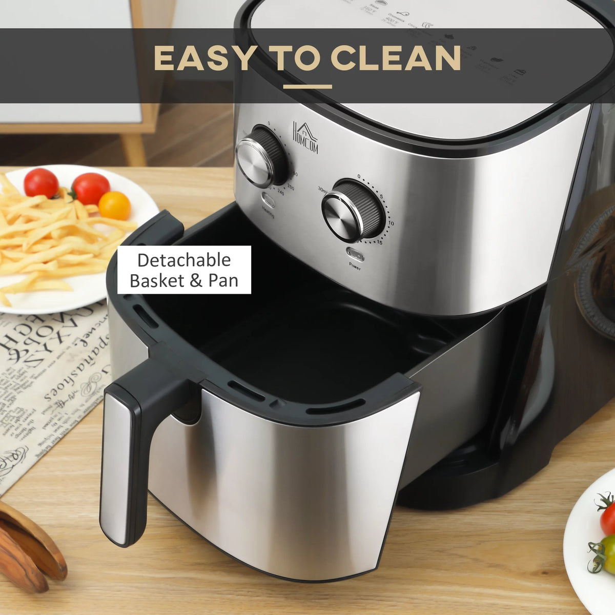 1700W 6.9 Quart Nonstick Air Fryer D266