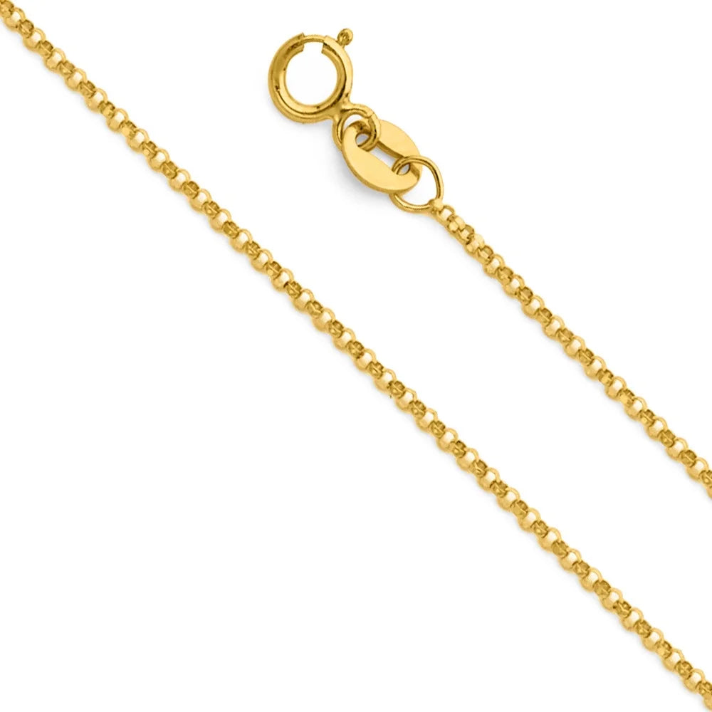 14K Two-Tone Gold Flower and Heart-shaped Initial 'C' Pendant with 18" Chain Necklace D784010