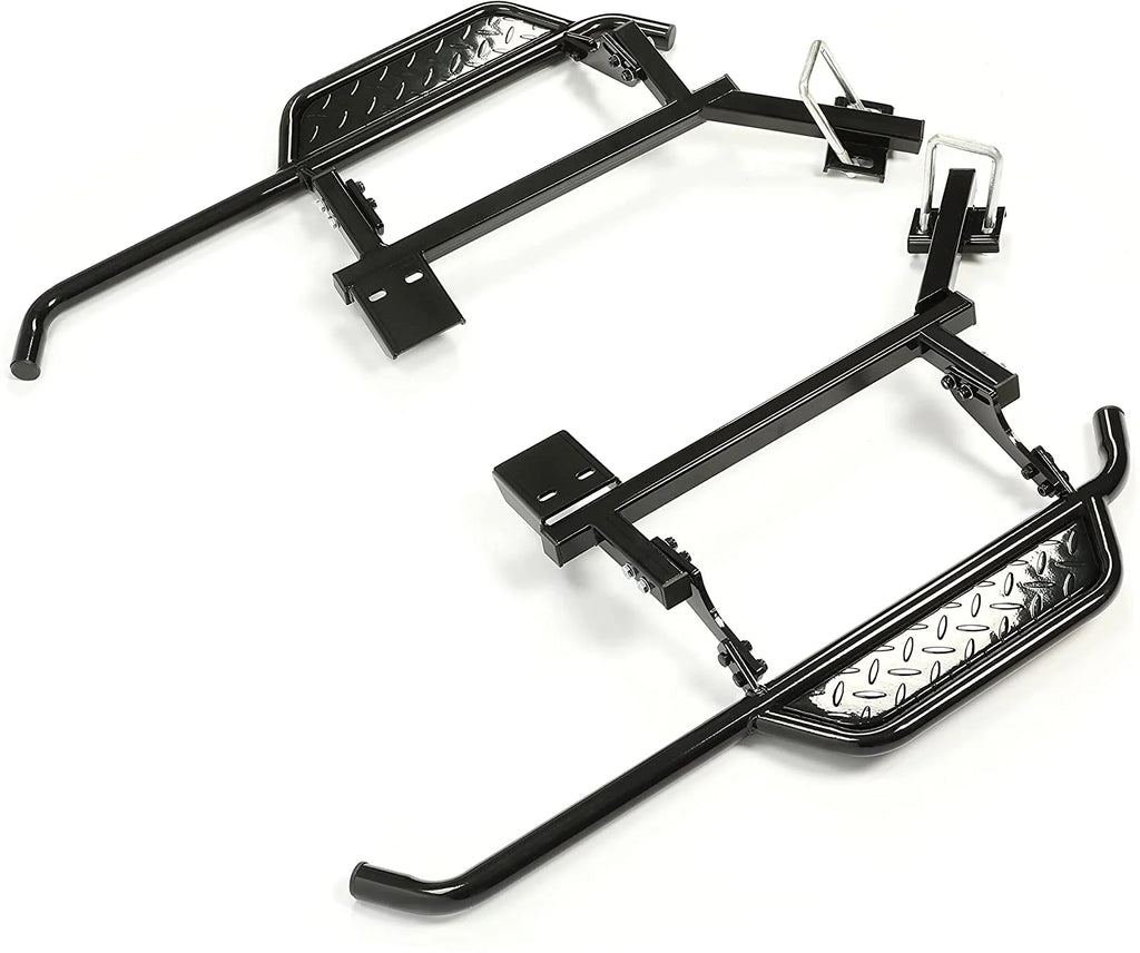 Black Steel Nerf Bars Step Down Kit M27159