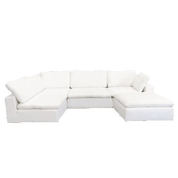 White L Shaped Sectional A316318
