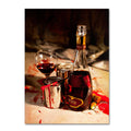 Red Label Wine Canvas Art B955