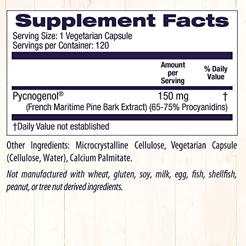 150 mg French Maritime Pine Bark Extract Veggie Caps R396