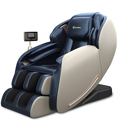 Brown Full Body Zero Gravity SL-Track Shiatsu Massage Recliner Chair O162528
