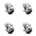 4 Swivel Bolt Caster with Top Lock Brake I6703