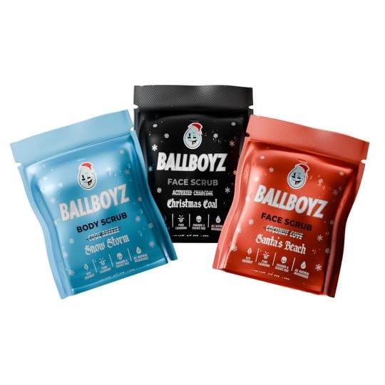 Christmas Face and Body Scrub Kit Variety 3 Pack F63145