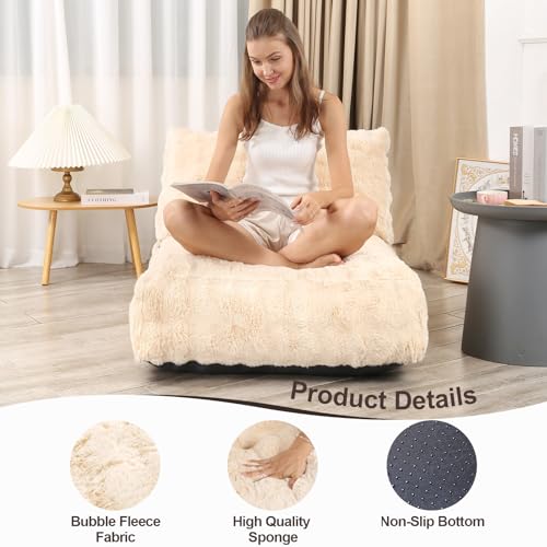 Brown Floor Sofa Bean Bag Chair V625393
