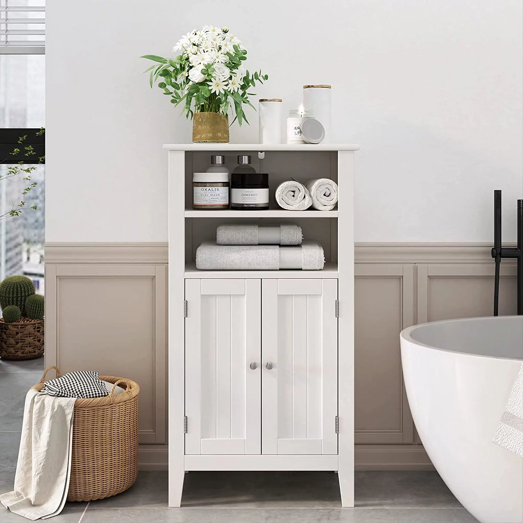 White 2 Door Wood Storage Cabinet Y478309