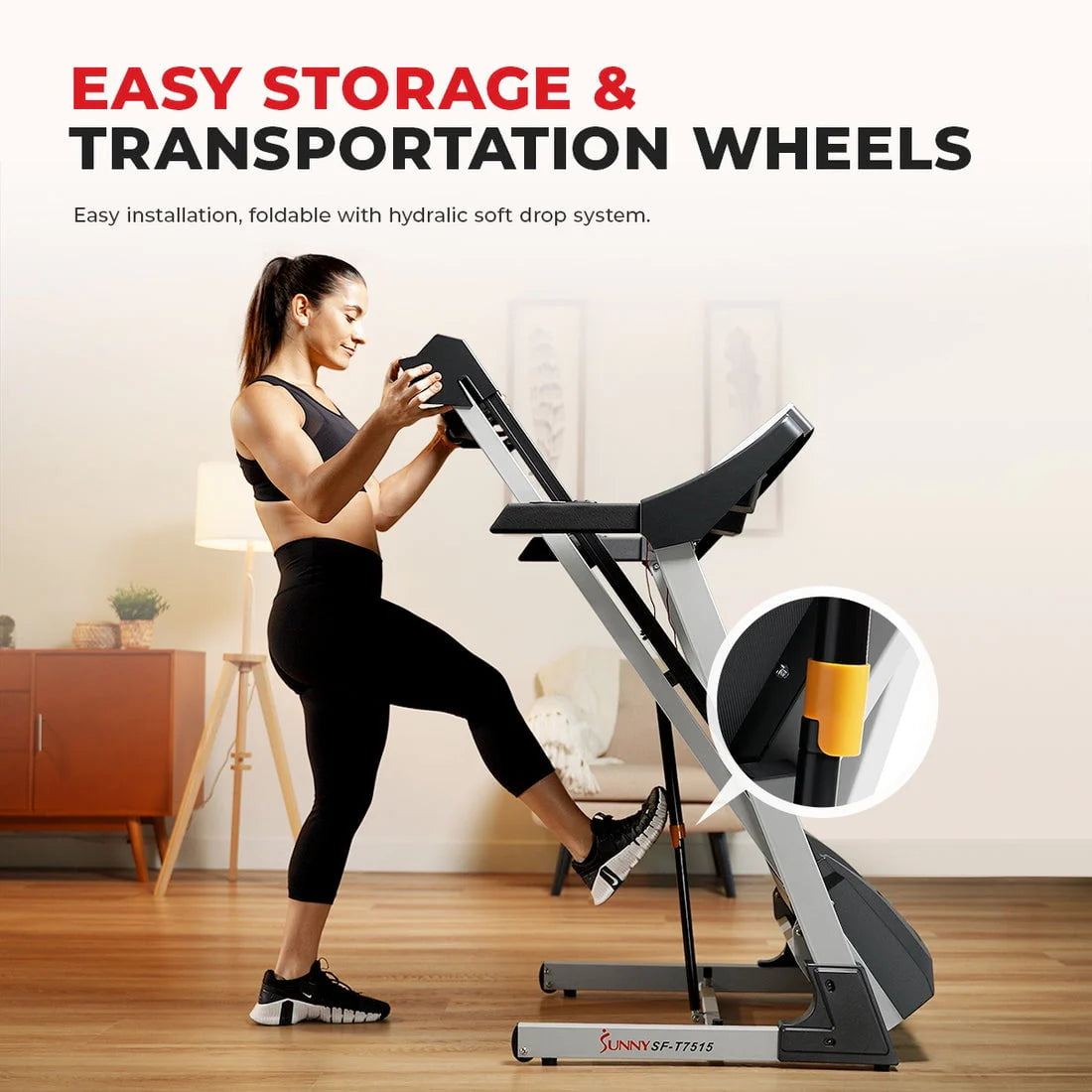 Foldable Treadmill with Auto Incline Y62373