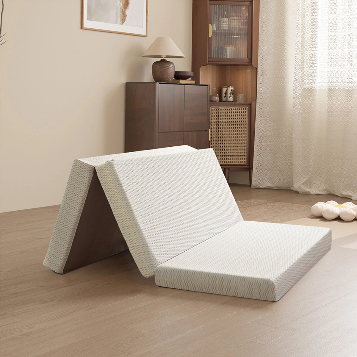 3 inch Twin Size Tri-Folding Memory Foam Mattress V55704