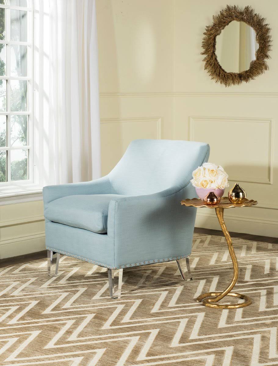 White Tufted Club Chair O382