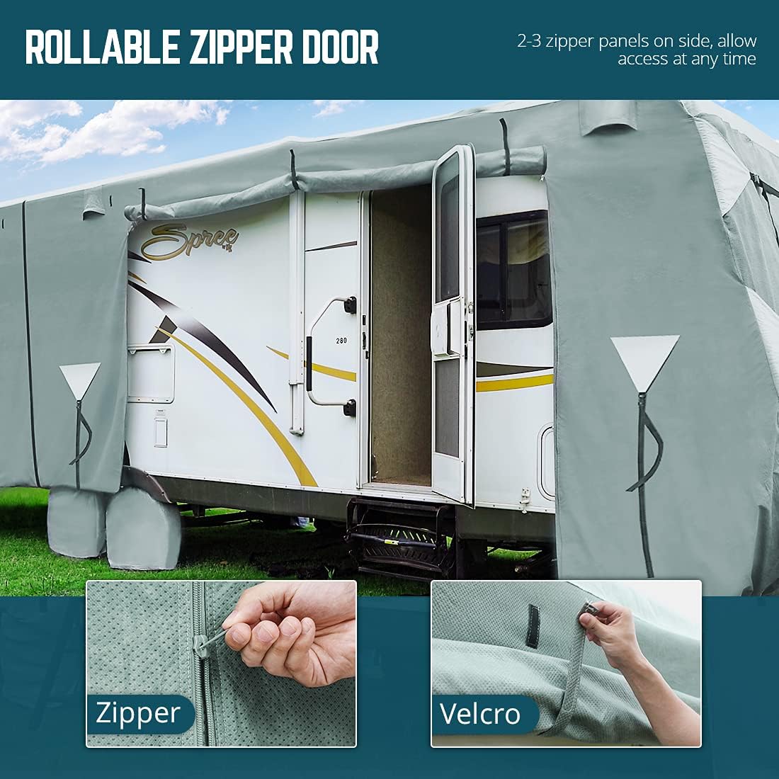 Class A RV Cover 5 Layers 37'-40' Motorhome V93898