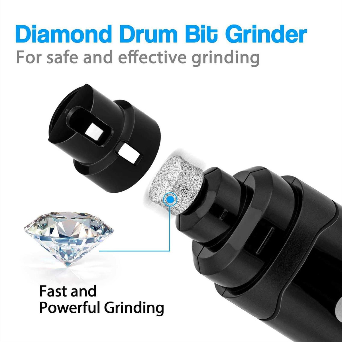 2-Speed Electric Rechargeable Pet Nail Grinder F311