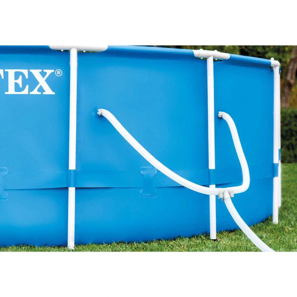 12' x 30'' Metal Frame Above Ground Swimming Pool with Filter Pump P315