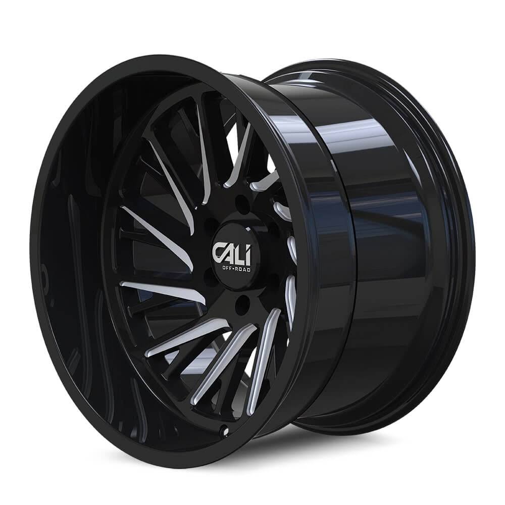 22x12 8x170 Black Milled Wheel E9918