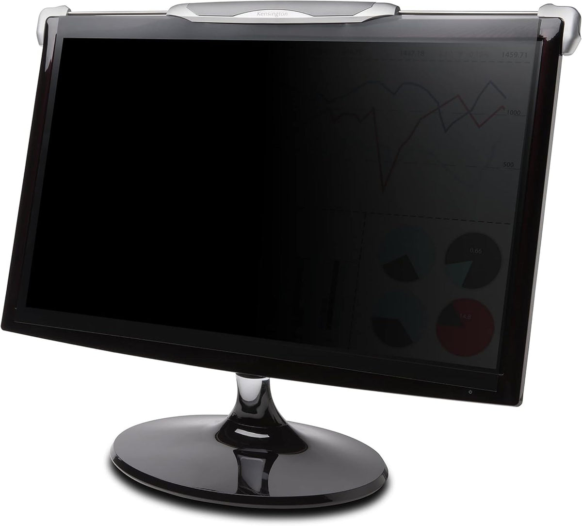 Black Privacy Screen for 20-Inch to 22-Inch Widescreen 16:10 Monitors J212065