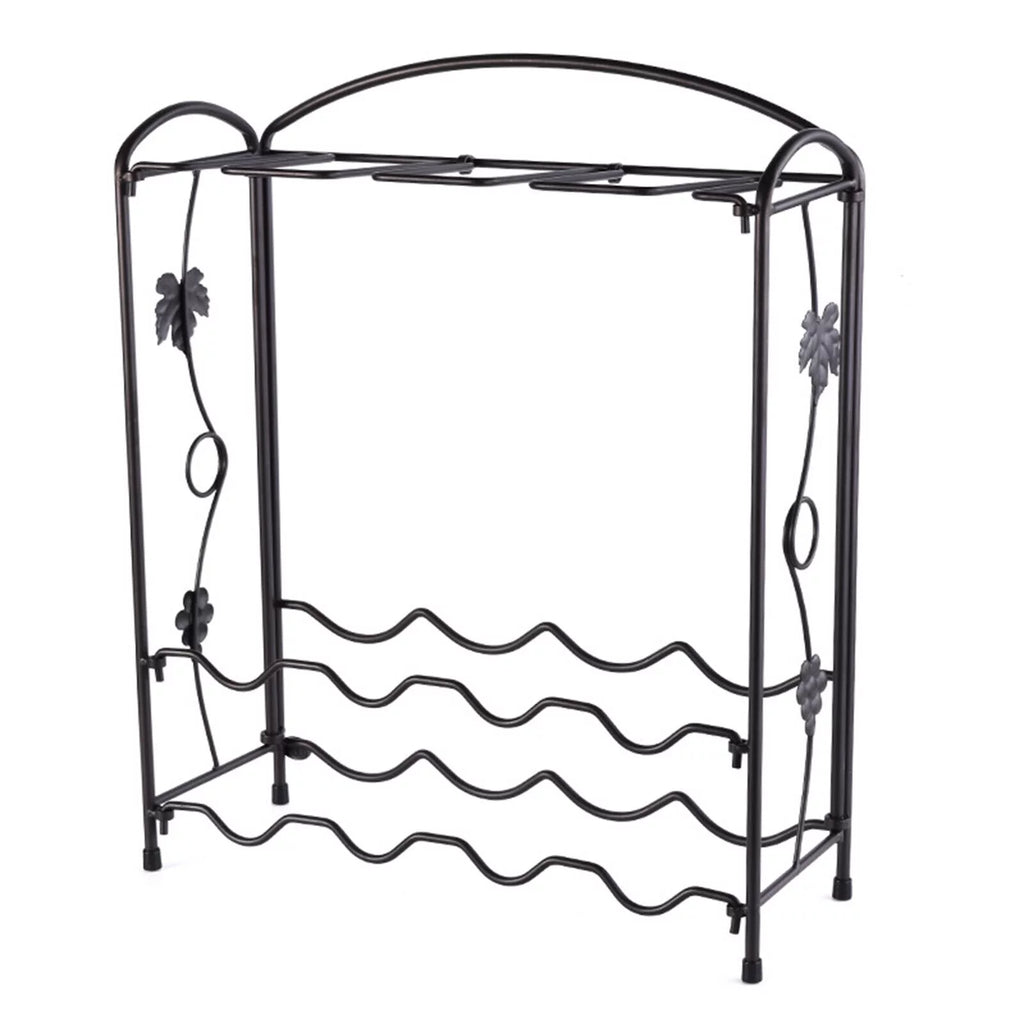 2-Tier 8 Bottles Stackable Wine Rack X265