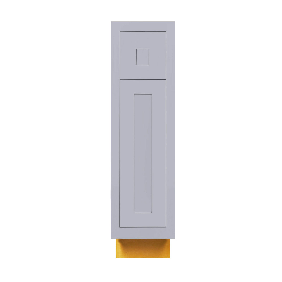 Single Door Single Drawer Light Gray Kitchen Cabinet I18916