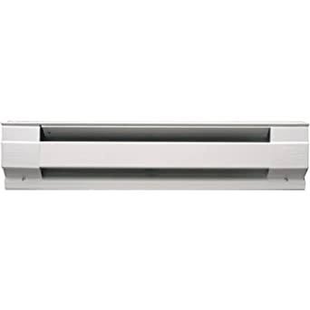240-Volt White Baseboard Hardwire Electric Zone Heater, 1000-Watt, 48-Inch Z501028
