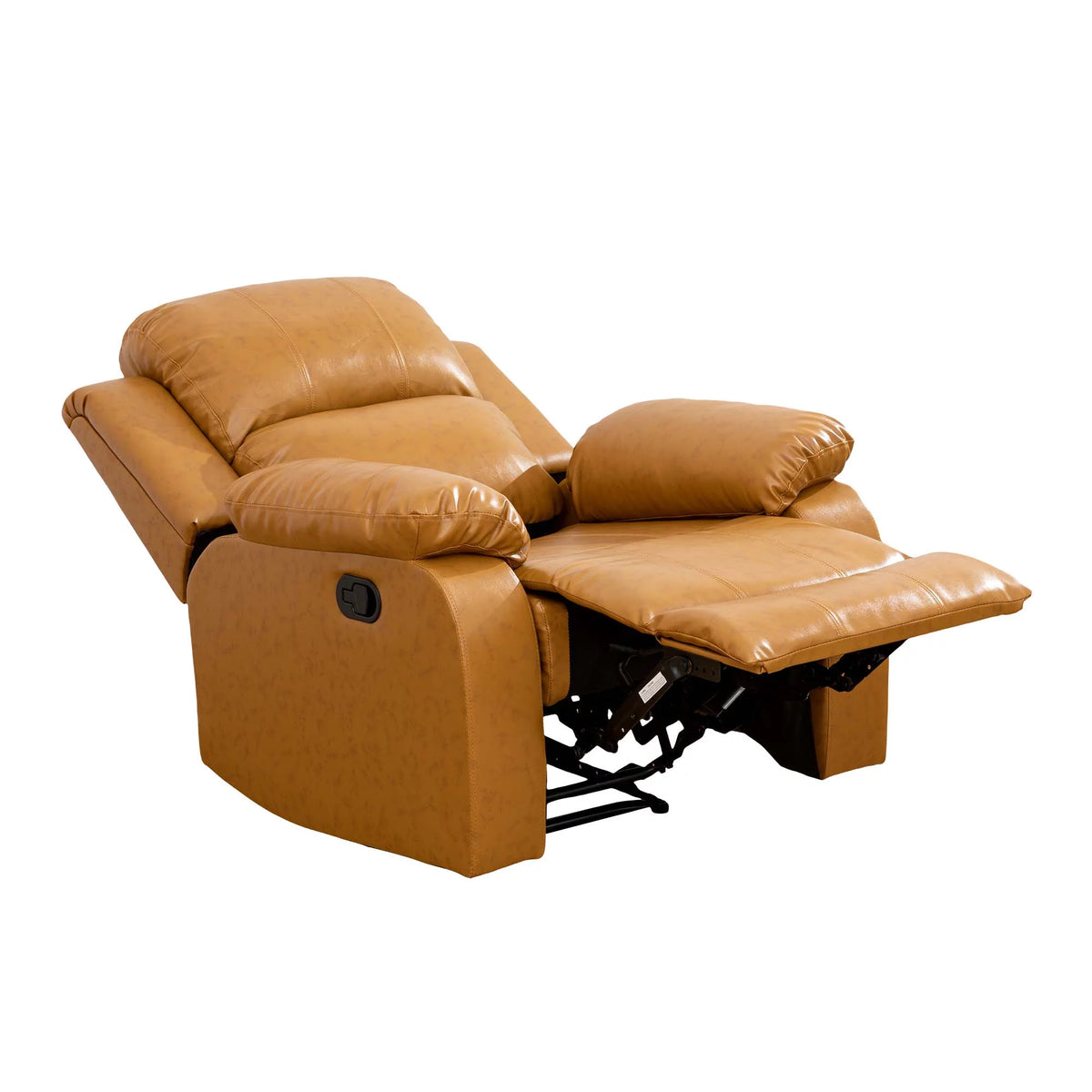 Yellow Leather Recliner Chair N36981