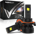 H13 9008 LED Headlight Bulbs, 22000LM 120W, 6500K Cool White IP68 Waterproof, Pack of 2 D998059