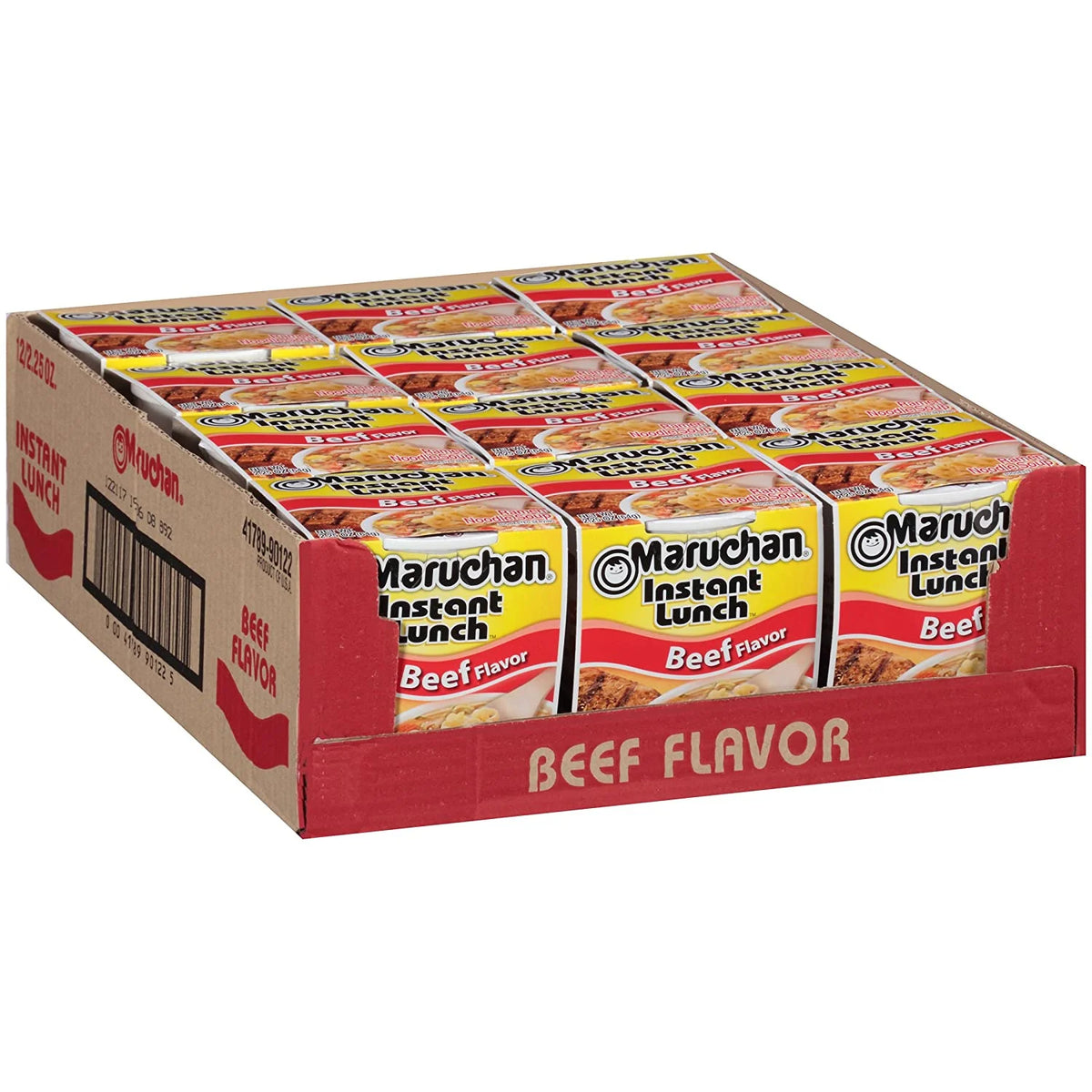 24 Count Instant Ramen Cup Noodles, 12 Beef & 12 Chicken I528709