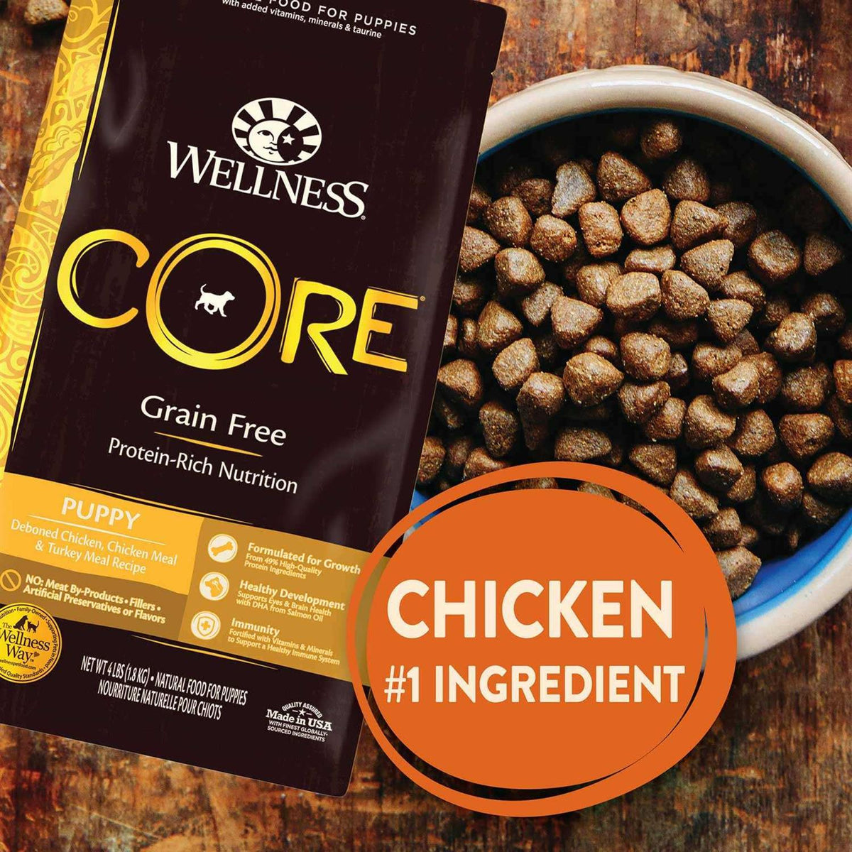 Grain Free Chicken & Turkey Dry Dog Food B2511