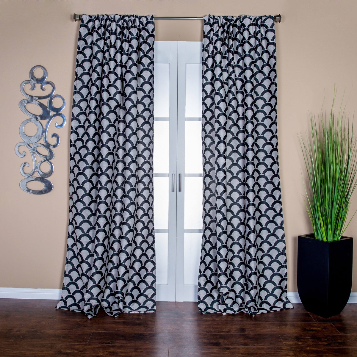 Beige/Taupe Jacquard Panel G628098