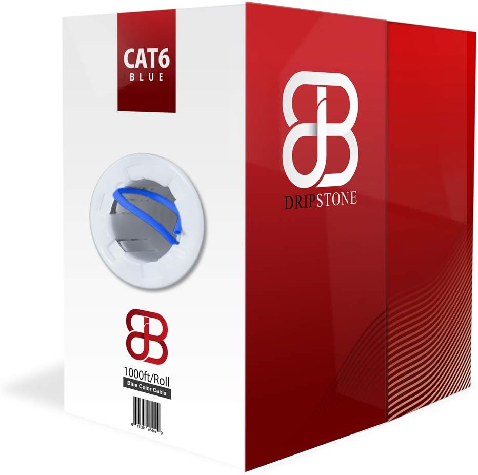 Cat6 Utp Solid Ethernet Cable 1000-feet White R43645