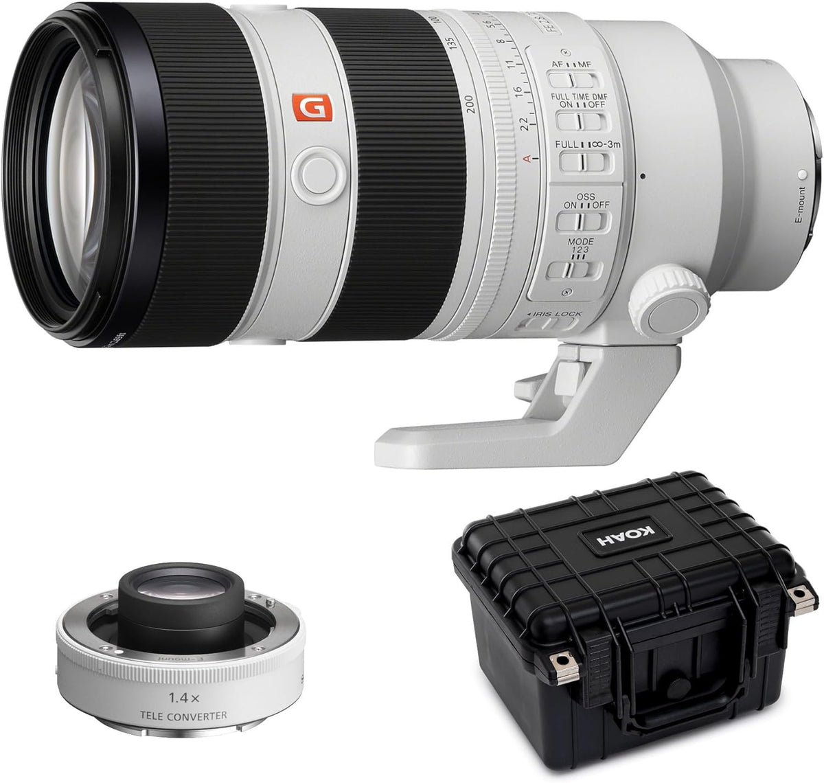 FE 70-200mm F2.8 GM OSS II Full-Frame Constant-Aperture Lens with FE 1.4X Teleconverter and Hardcase Y4529