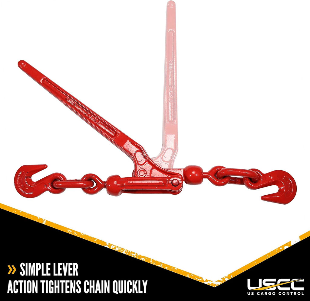 3/8 Inch x 1/2 Inch Lever Chain Binder 4 Pack E621